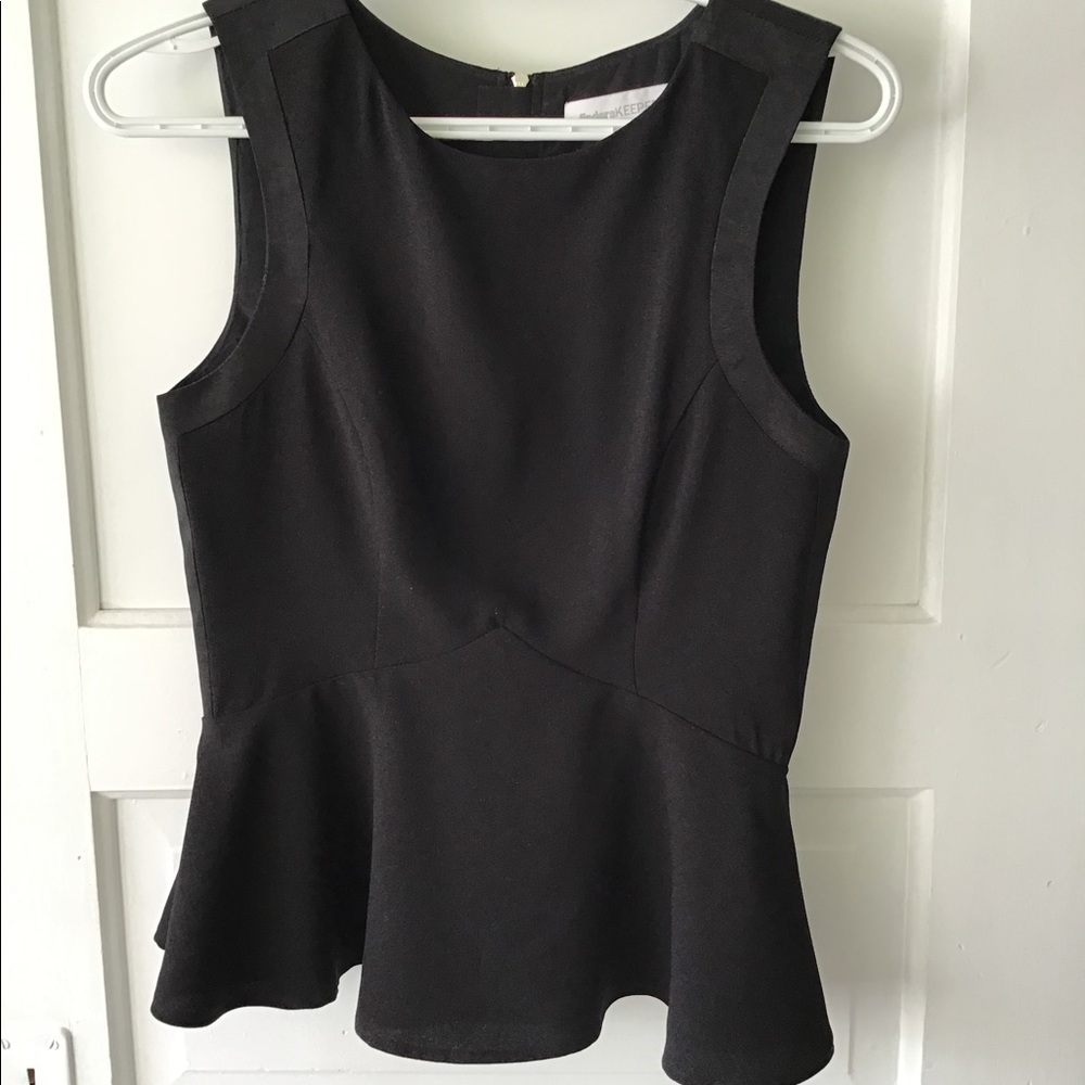 Sleeveless Peplum Blouse